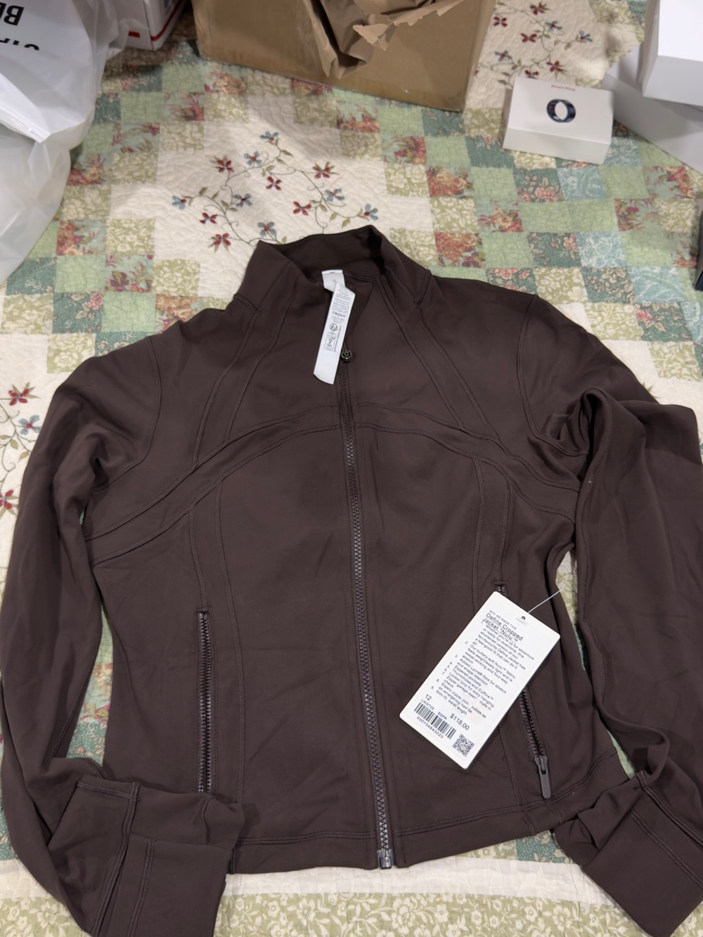 Lululemon Define Cropped Jacket Nulu